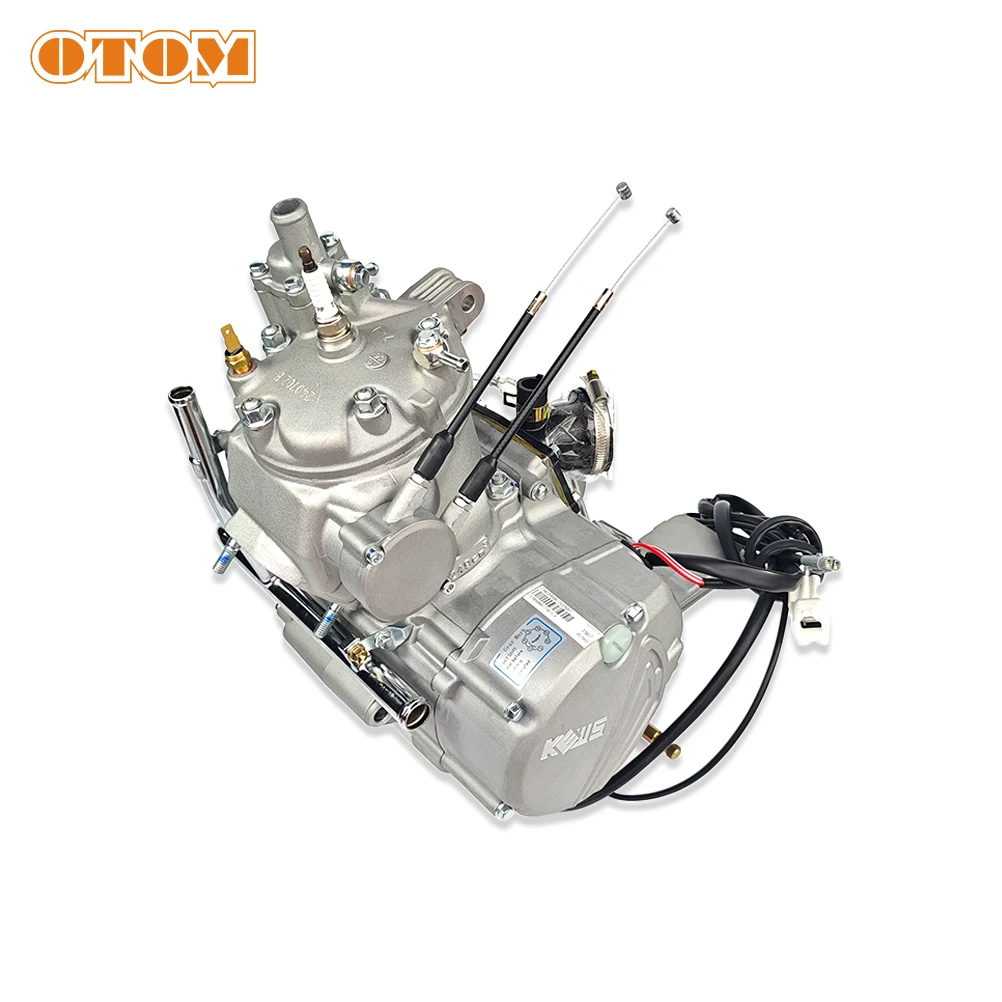 OTOM Motocross Crossmotor Motor 250cc 2-taktmotor KEWS Off-road motorfiets Loncin MT250 motorconstructie