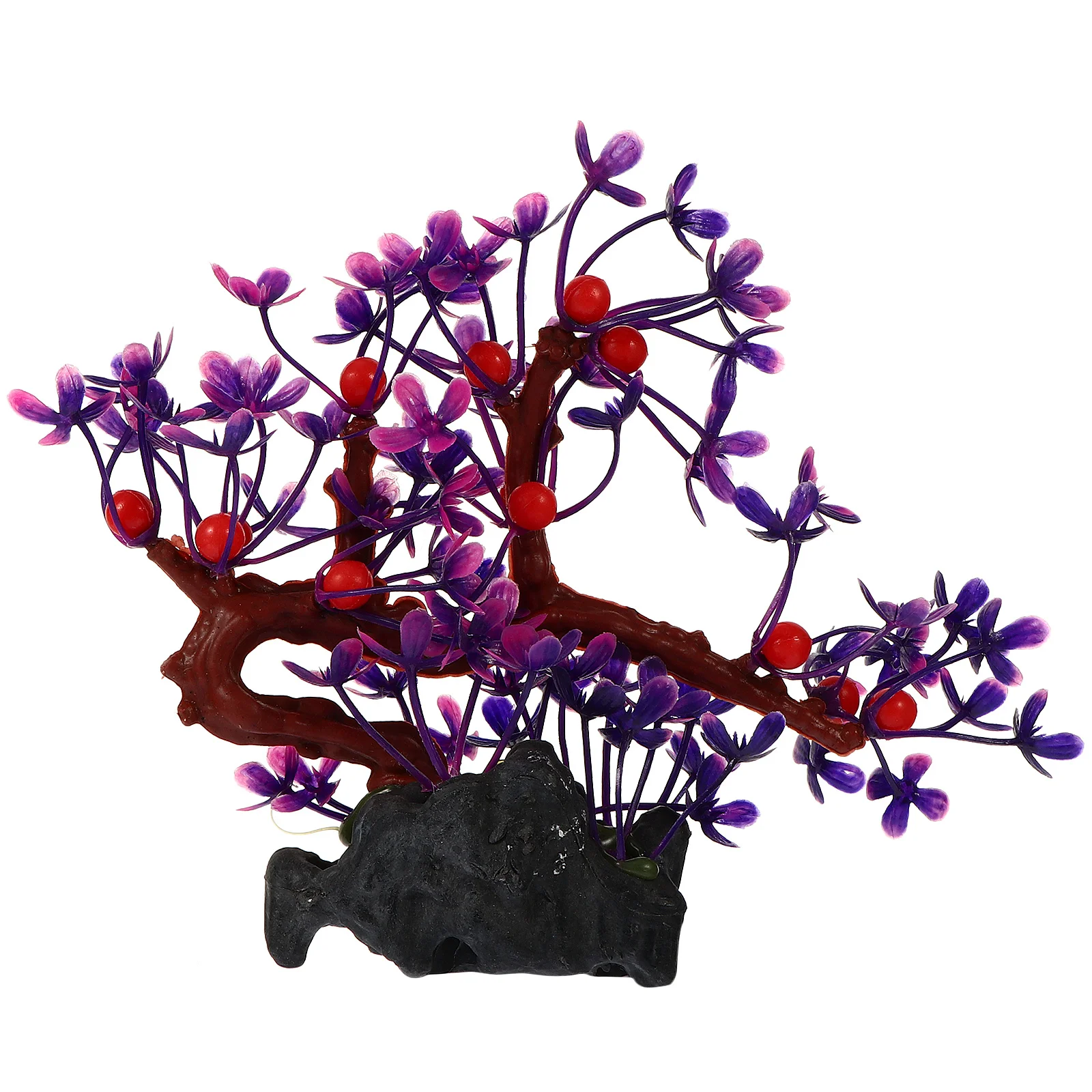 

Simulation Aquarium Plant Ornament Fish Tank Decor Underwater Landscape Resin Artificial Grass for Home Office Desk Decoration