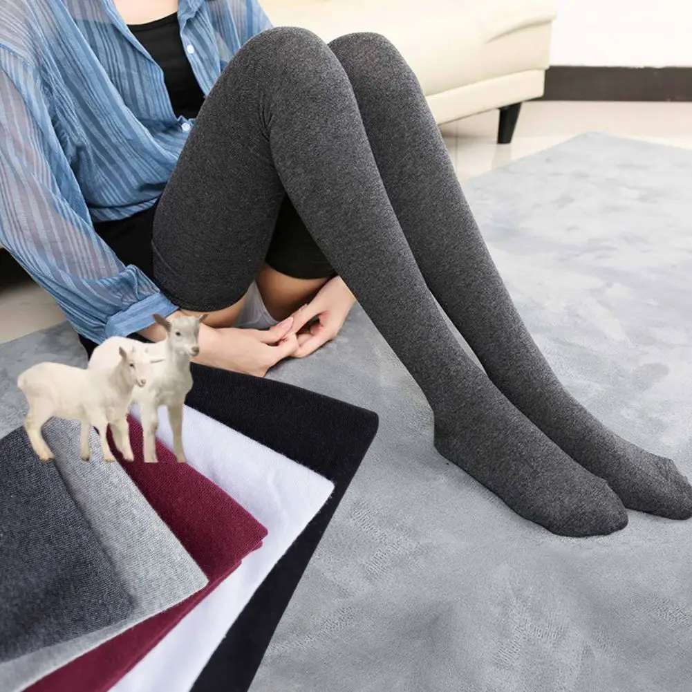 

Длинные чулки, высокие носки до бедра, высокие носки, колготки, удлиняющие выше колена, осенне-зимние чулочно-носочные изделия, универсальные