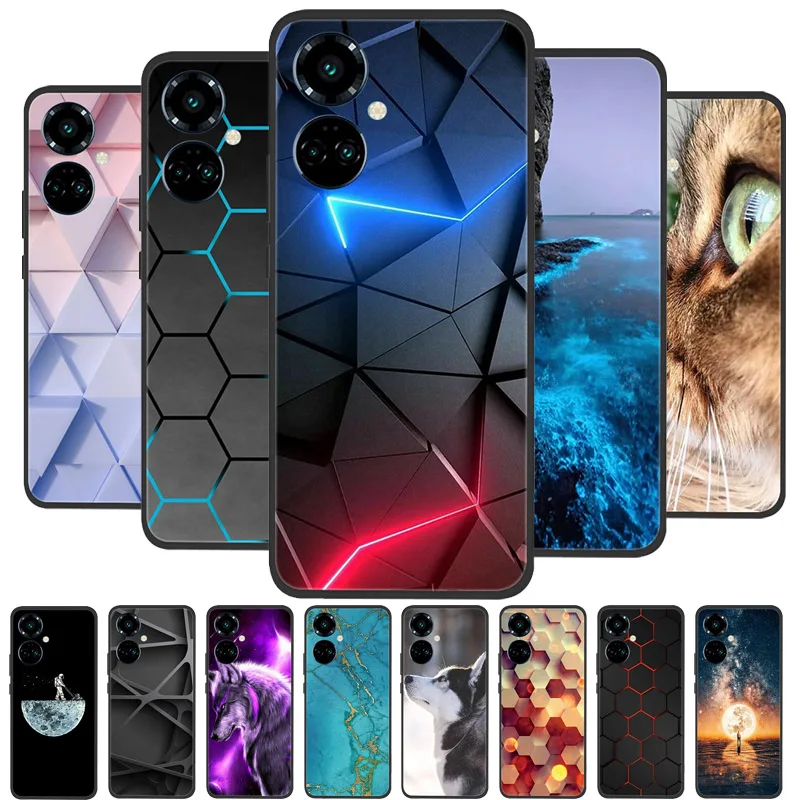 For Tecno Camon 19 Neo / Camon19 Case Soft TPU Matte Camera Protective Back Cover for Tecno Camon 19 Pro 5G 4G Cover Cute 19Neo