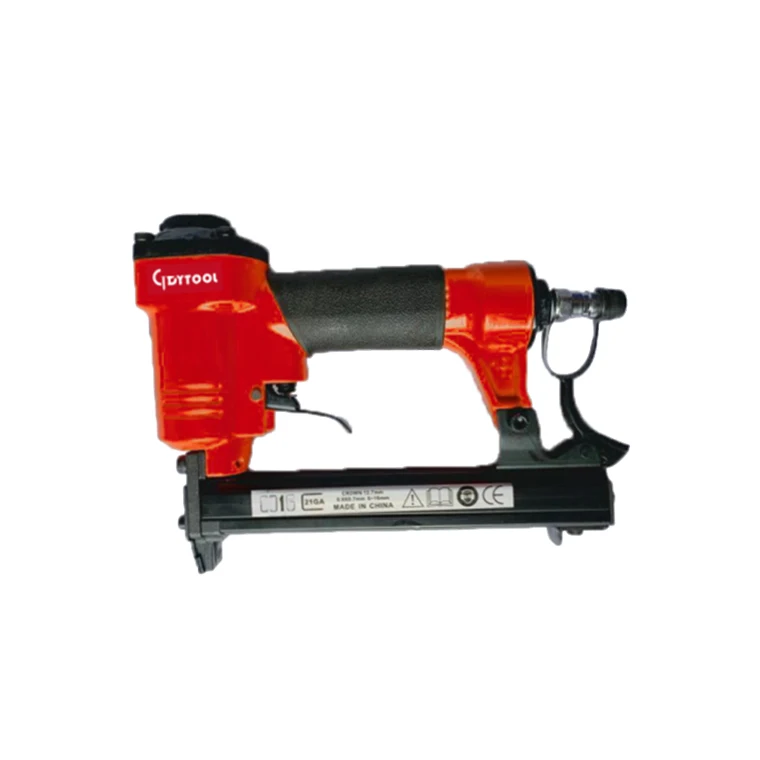 GDYTOOL 8016 Pneumatic Fine Wire Stapler 21 Gauge 6-16mm Air Staple Gun for Furniture Upholstery Woodworking