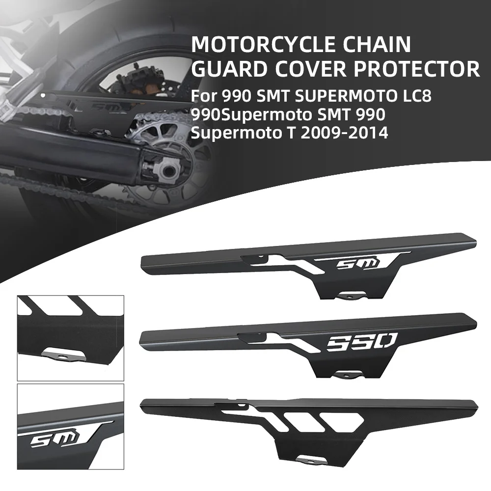 

For 950 990 Super Duke SMT LC8 Supermoto R T 990SMT 2009-2011 2012 2013 2014 Motorcycle Chain Cover Case Saver Protector Guard