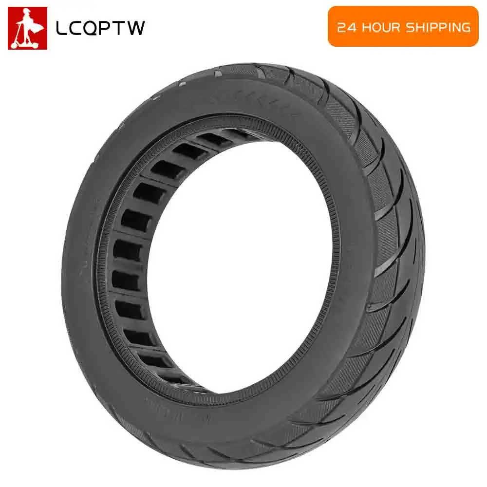 10 Inch 10x2.125 Solid Tyre Thickened Explosion-Proof Rubber Tubeless Outer Tire For Ninebot F20 F25 F30 F40