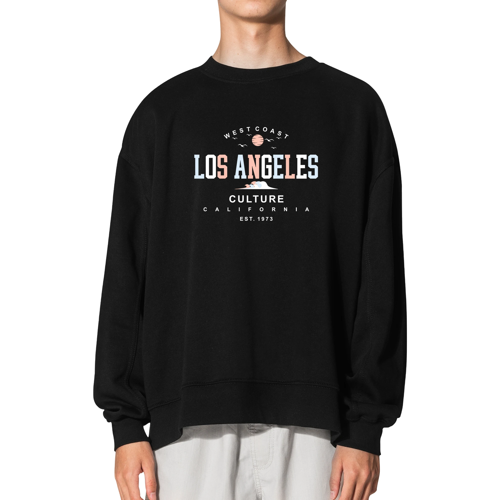 LOS ANGELES Personalized Letter Sticker Iron On Patches Heat Transfer t-Shirt Parches Ropa Diy Heat-Adhesive Clothing Patches