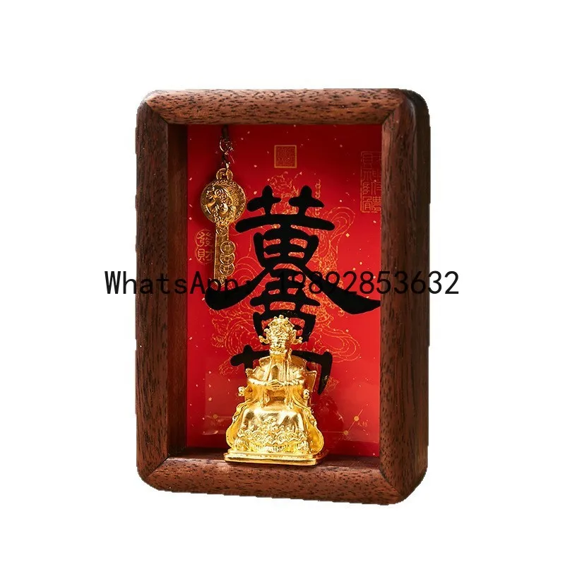 

PYJ Huang Wuye opens the warehouse, solid wood, twelve zodiac signs, gold keys, and lucky table pieces.