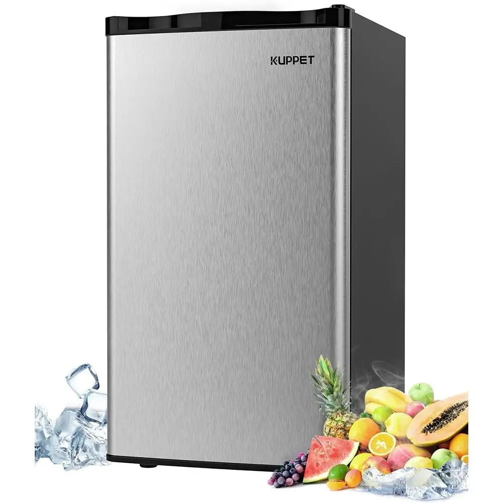 

-Mini Rerigerator Compact Rerigerator-Small Drink ood Storage hine or Dorm, Garage, Camper, Basement or Oice, Single Door Mini r