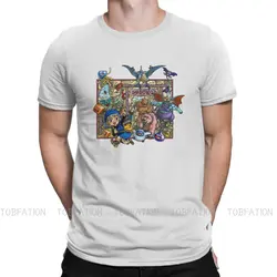 Dragon Quest DQ Monster T Shirt Vintage Fashion Summer Oversized Cotton Men's Clothes Harajuku O-Neck TShirt