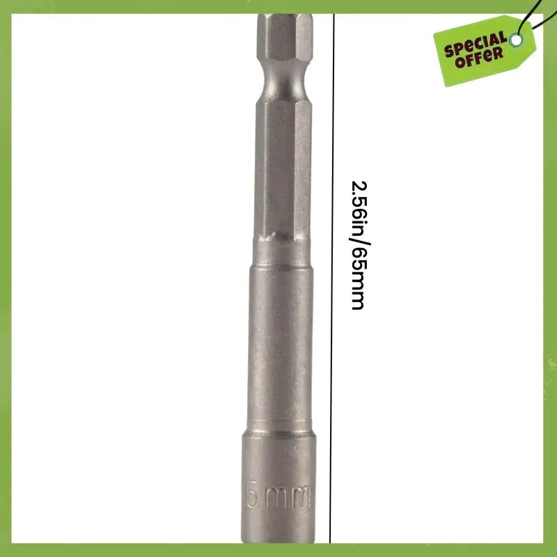 Нежная текстура - длина 65 мм, 5,5 мм, шестигранная отвертка, магнитная бита, 3 шт.