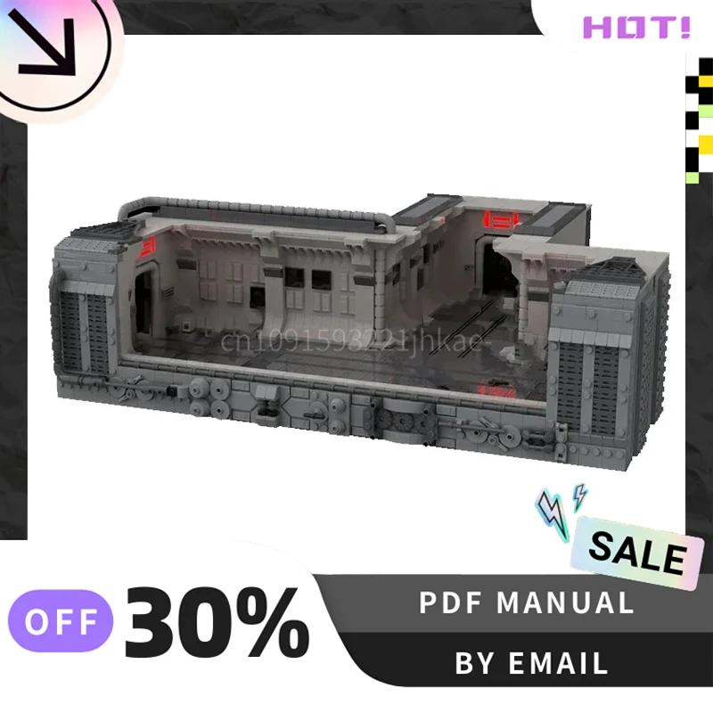 

[5676 шт.] индивидуальный MOC Death Star Corridor креативный набор строительных блоков STEM игрушки DIY комплект строительной модели подарки на день рождения