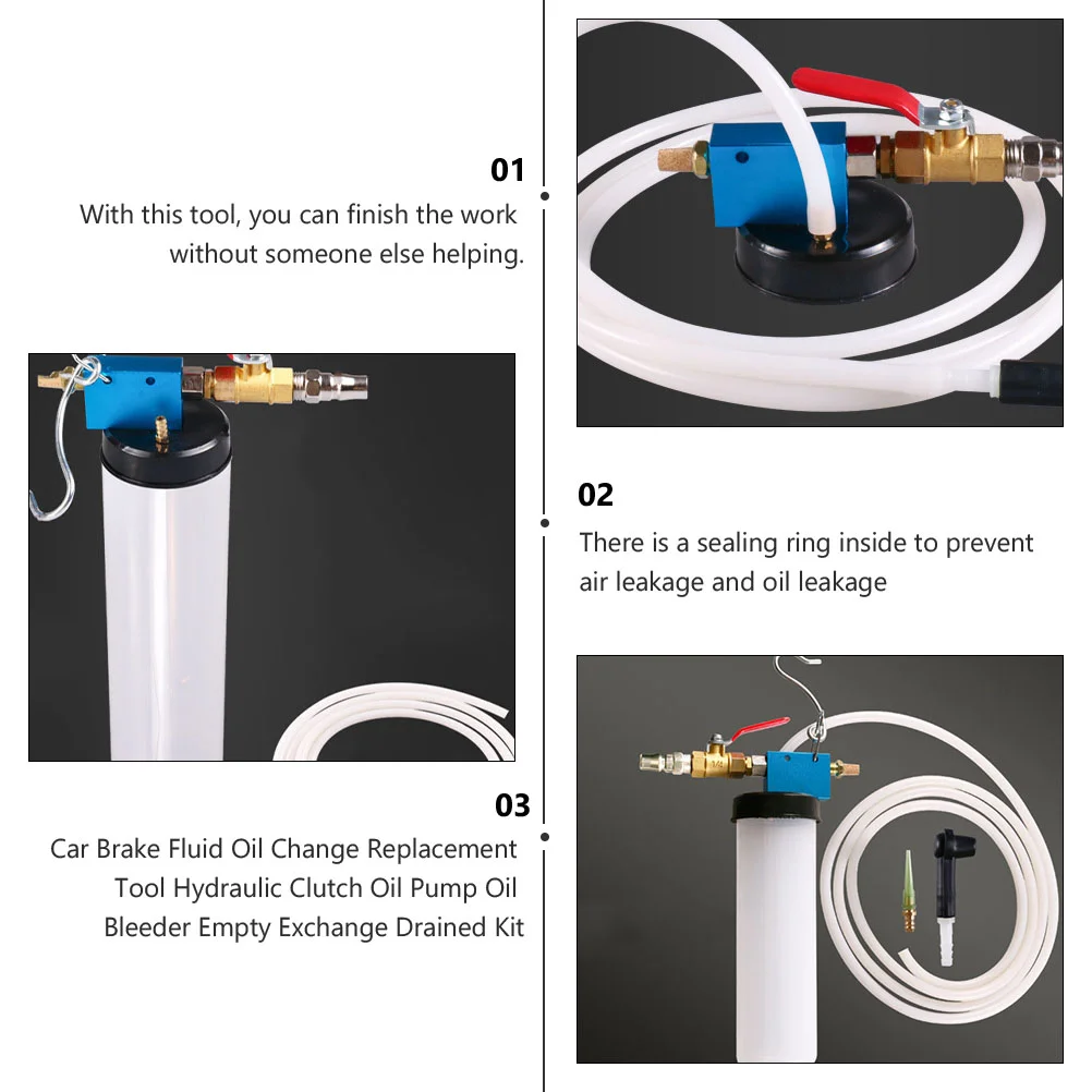 Brake Oil Replacement Machine Clutch Bleeder for Car Pump Motorcycle Fluid Tool Metal Exchange