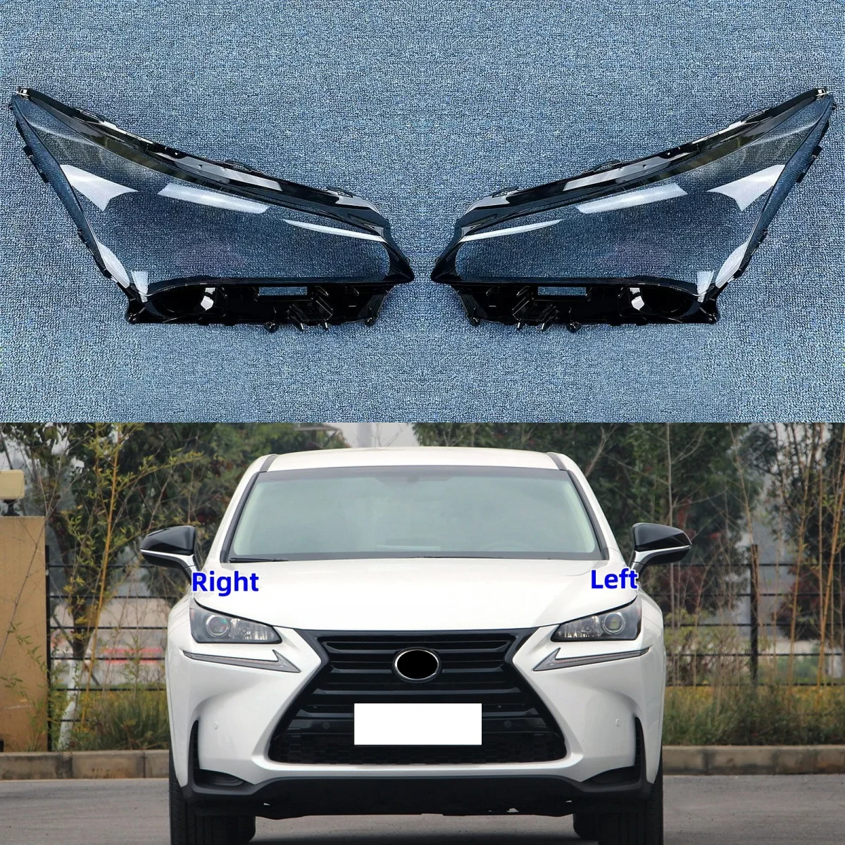 

Для Lexus NX NX200 NX300 2014 2015 2016 2017 2018 2019 2020 автоаксессуары фары стекло прозрачные линзы авто крышка корпуса