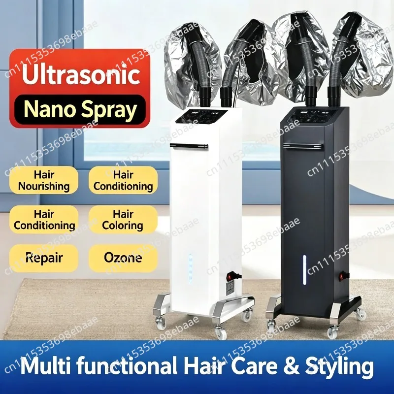 Ultrasonic Nano Salon Hair Steamer O3 Scalp Treatment Deep Penetration Hydrating