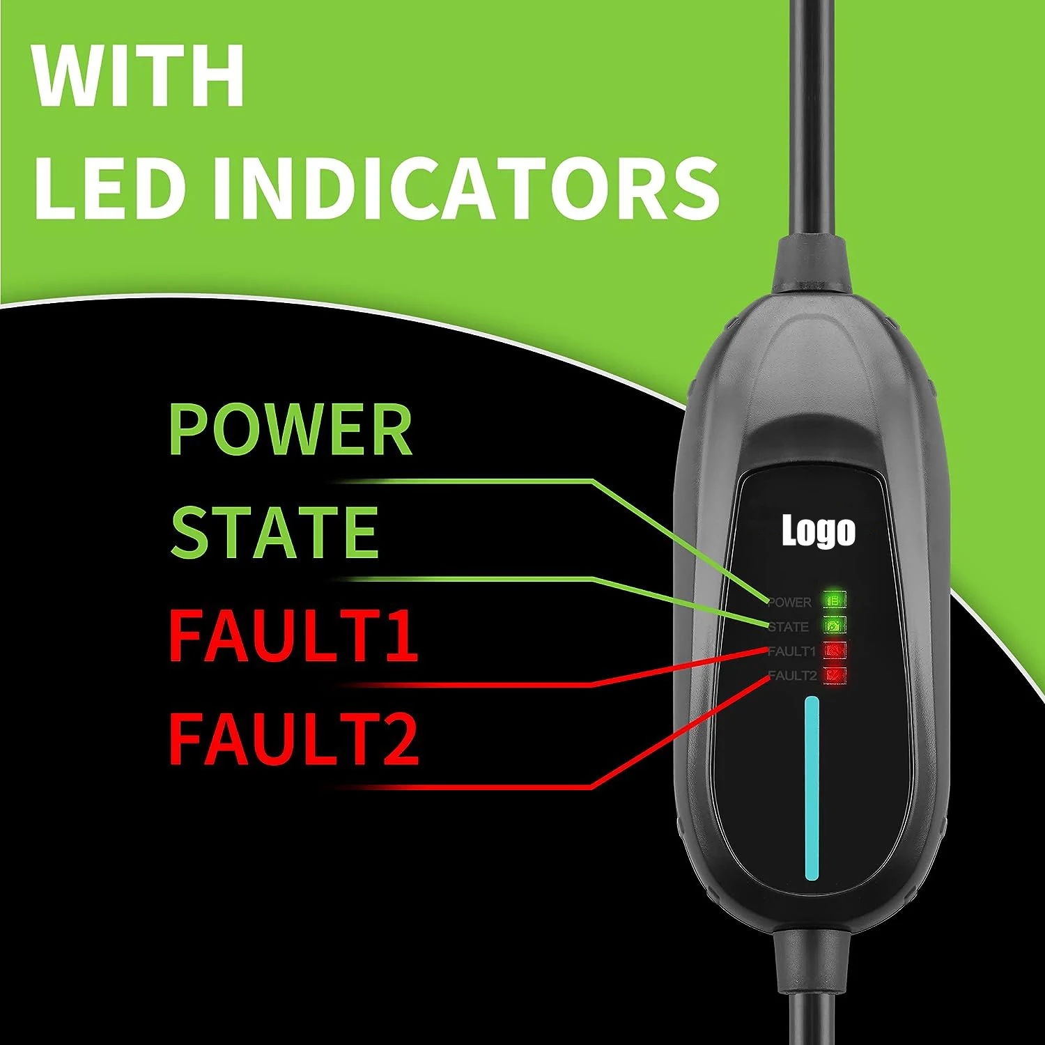 Custom Portable 7kw EV Charger Electric Car Charging Station Electric Car Charger