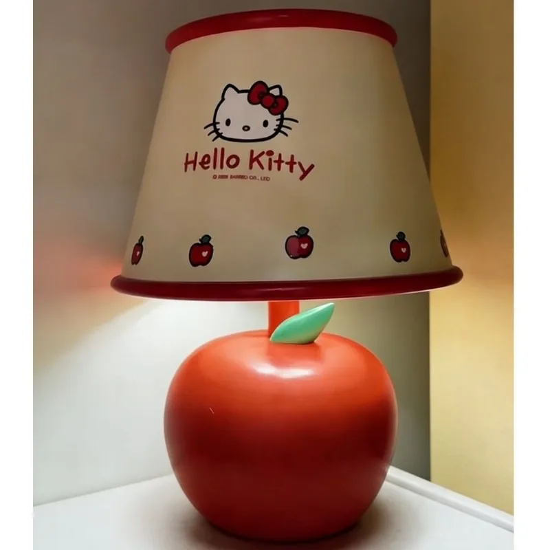 2026 Sanrio Hello Kitty Cute Apple Night Light LED Red White Series for Bedroom Nightstand Anime Style Kawaii Cartoon Holiday view 5