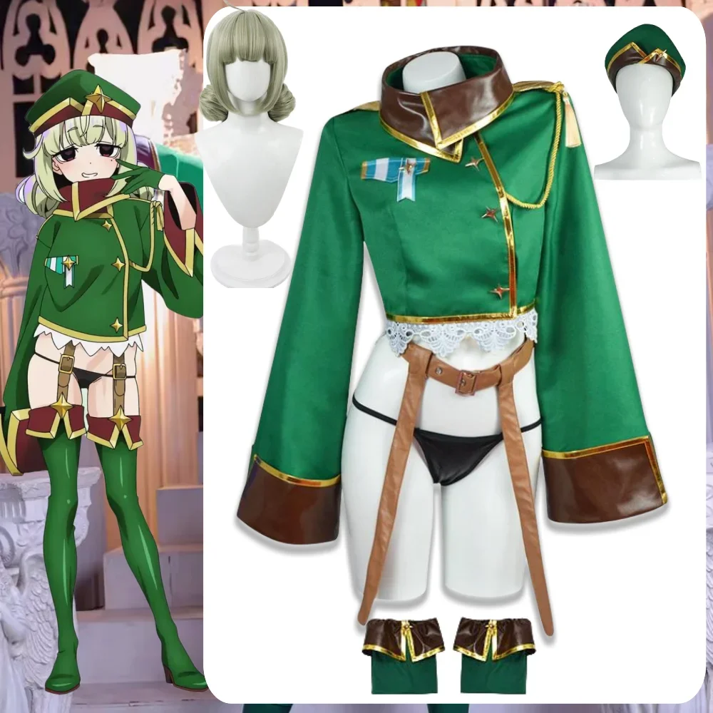 Gushing Over Magical Girls Araga Kiwi Cosplay Costume, Anime I Admire Magic Girls, Wig Costumes, Women Outfit