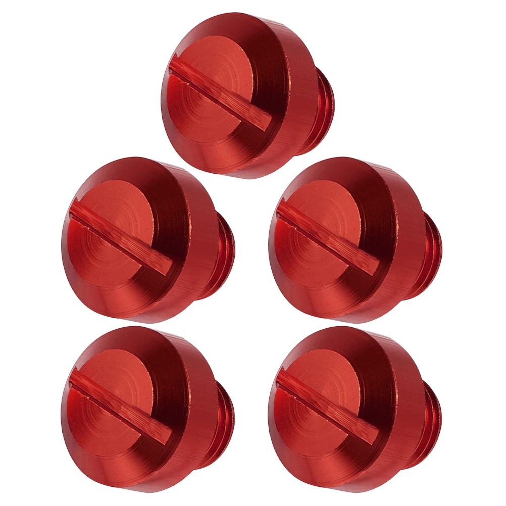 

5pcs Motorcycle Rear View Screws Mirror Hole Plugs Stylish Durable Threaded Plugs Handlebar Mirror Accessories For Most