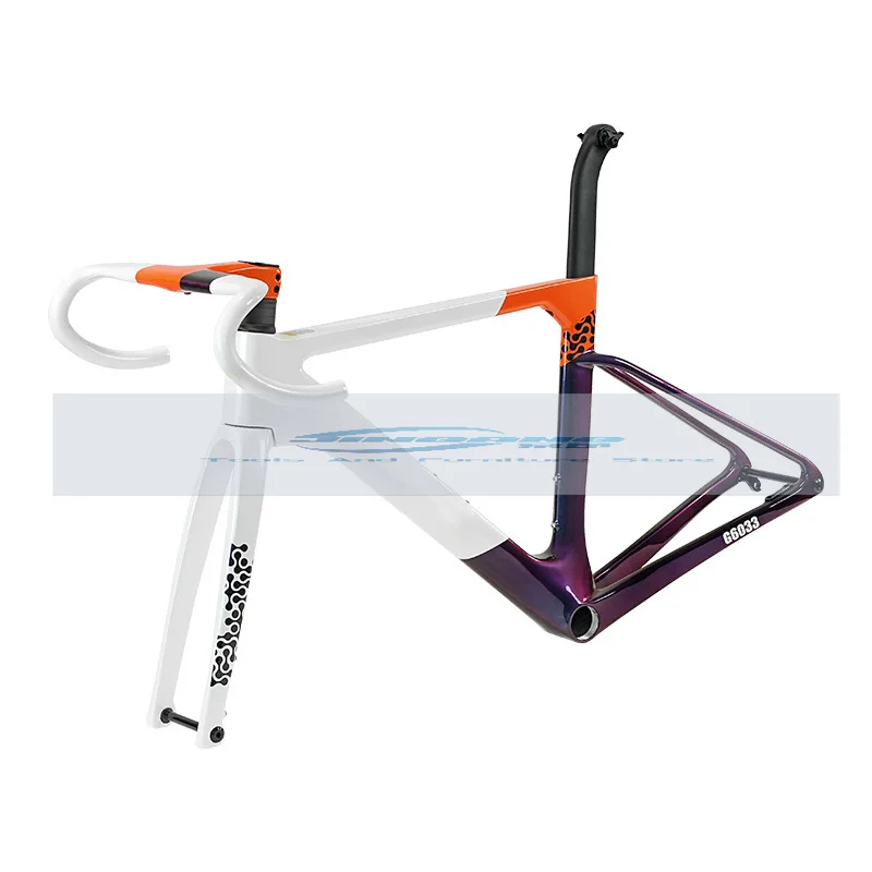 

R18 Carbon Fiber Road Frame 700C Pneumatic Frame Ultra Light Disc Brake Bicycle Breaker Frame