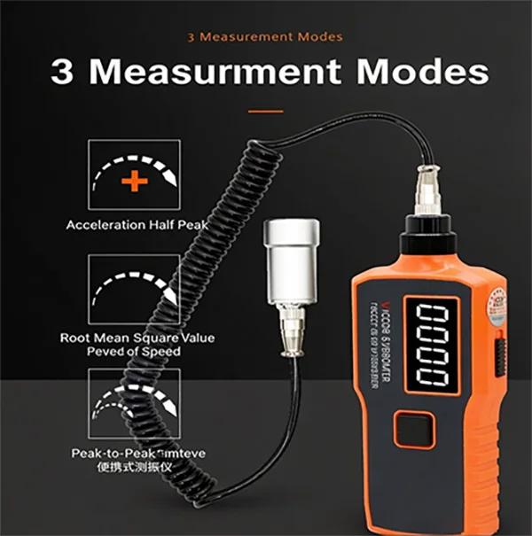 new  VC63B High Accuracy Handheld Vibrometer Vibration Meter with IP67 Protection and 1 Year Warranty
