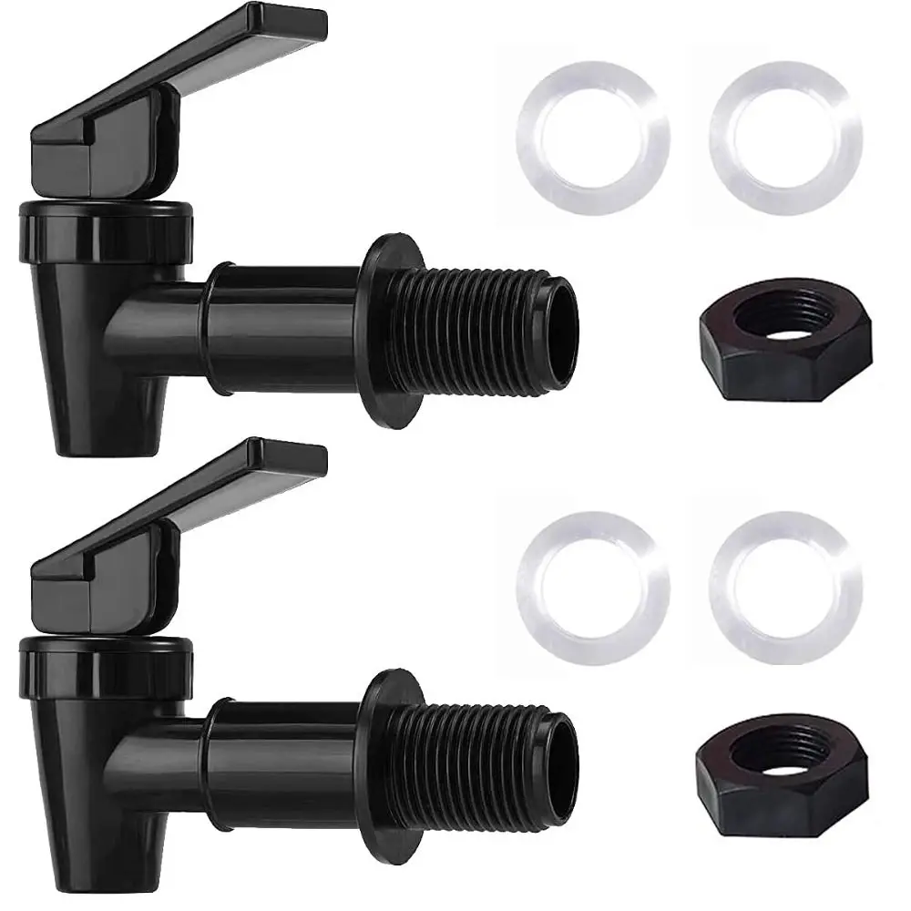 2 Pcs Replacement Faucet Water Bottle Jug BPA Free Plastic Water Spigot Replacement for Household Water Bucket