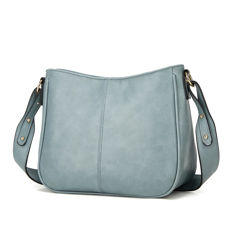 PU Leder Schulter Taschen Frauen Freizeit Geldbörsen Mode Umhängetasche Messenger Tasche Für Shopping Schule Große Kapazität Sommer – Detail 8