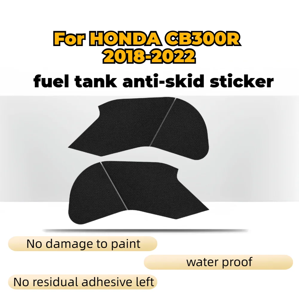 For HONDA CB300R 2018-2022 Motorcycle Side Fuel Tank Pad Protective Sticker Sticker Gas Knee Grip Sticker