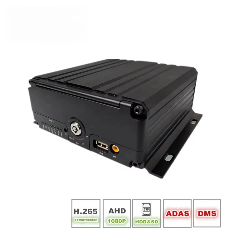 8Channel 1080P Adas Dms Bsd Ai 4G  Wifi Hdd Mdvr Car Truck Bus Mobile Dvr Digital Video Recorder for Vehicle Surveillance