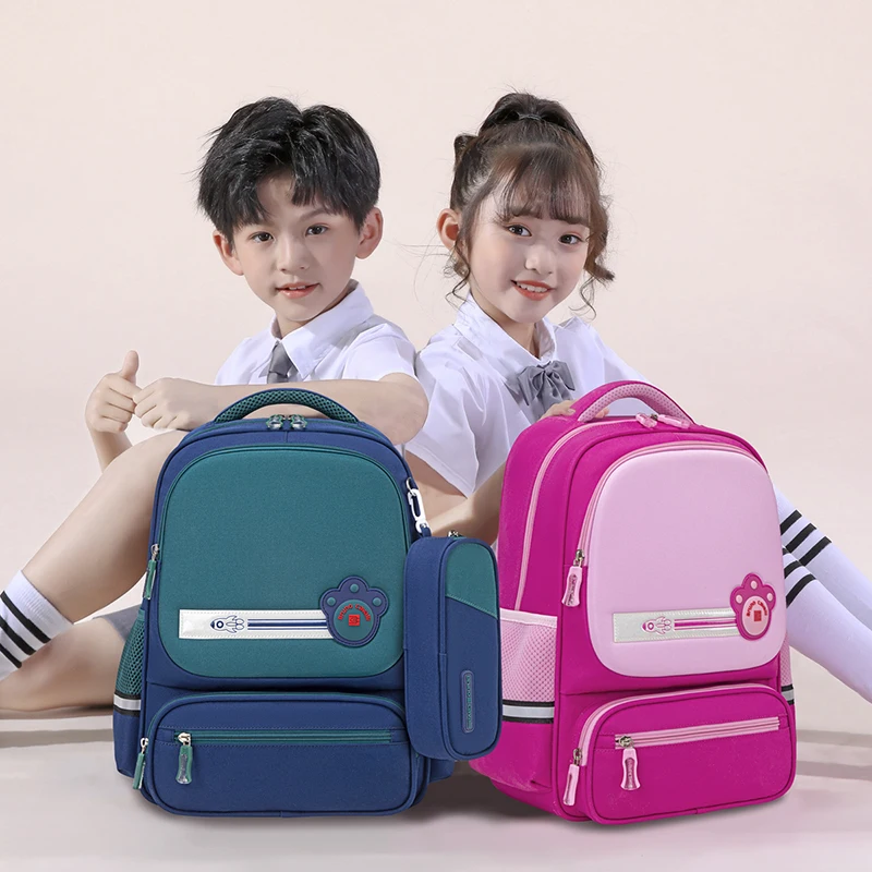 Children's Backpack Waterproof Primary School Student Spine Protection Reduced Burden Large Capacity Backpack