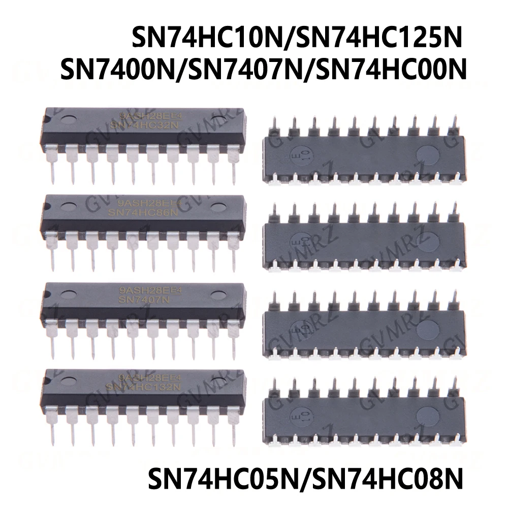 10/100PCS/LOT SN74HC00N SN74HC02N SN74HC04N SN74HC05N SN74HC08N  SN74HC10N SN74HC125N SN74HC132N SN74HC14N  SN74HC164N