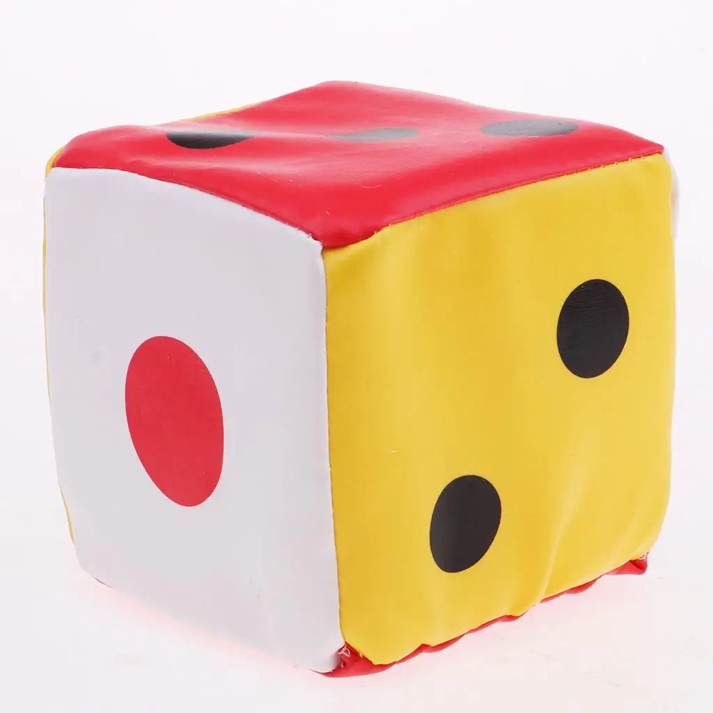PU Sponge Soft Foam Spot Dice Large Dot Playing Game Dice for Classroom Teaching and Learning