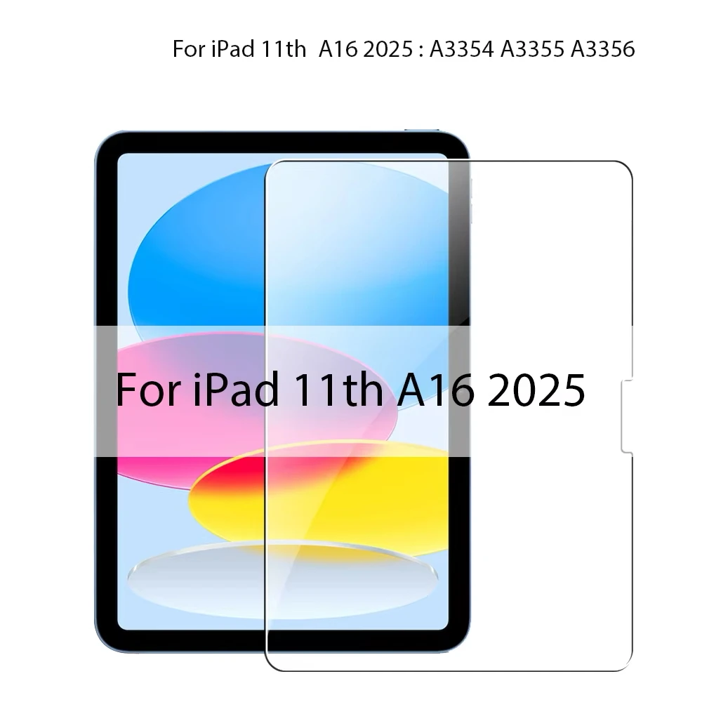 2PCS Displayschutzfolie für IPad Pro 13 12,9 11 6th A16 M4 M2 2024 Air 5 4 3 2 1 9 9th 10 10th Gen Mini 6 10,9 10,2 9,7 Abdeckung