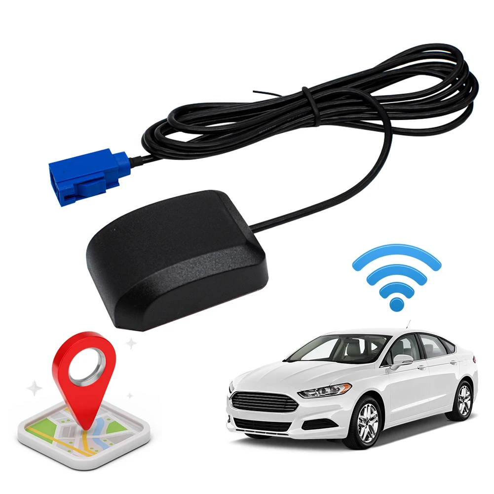 1/2/3pcs Módulo GPS Receptor GPS com Antena SMA/FAKRA-C Conector Azul Navegação Ativa