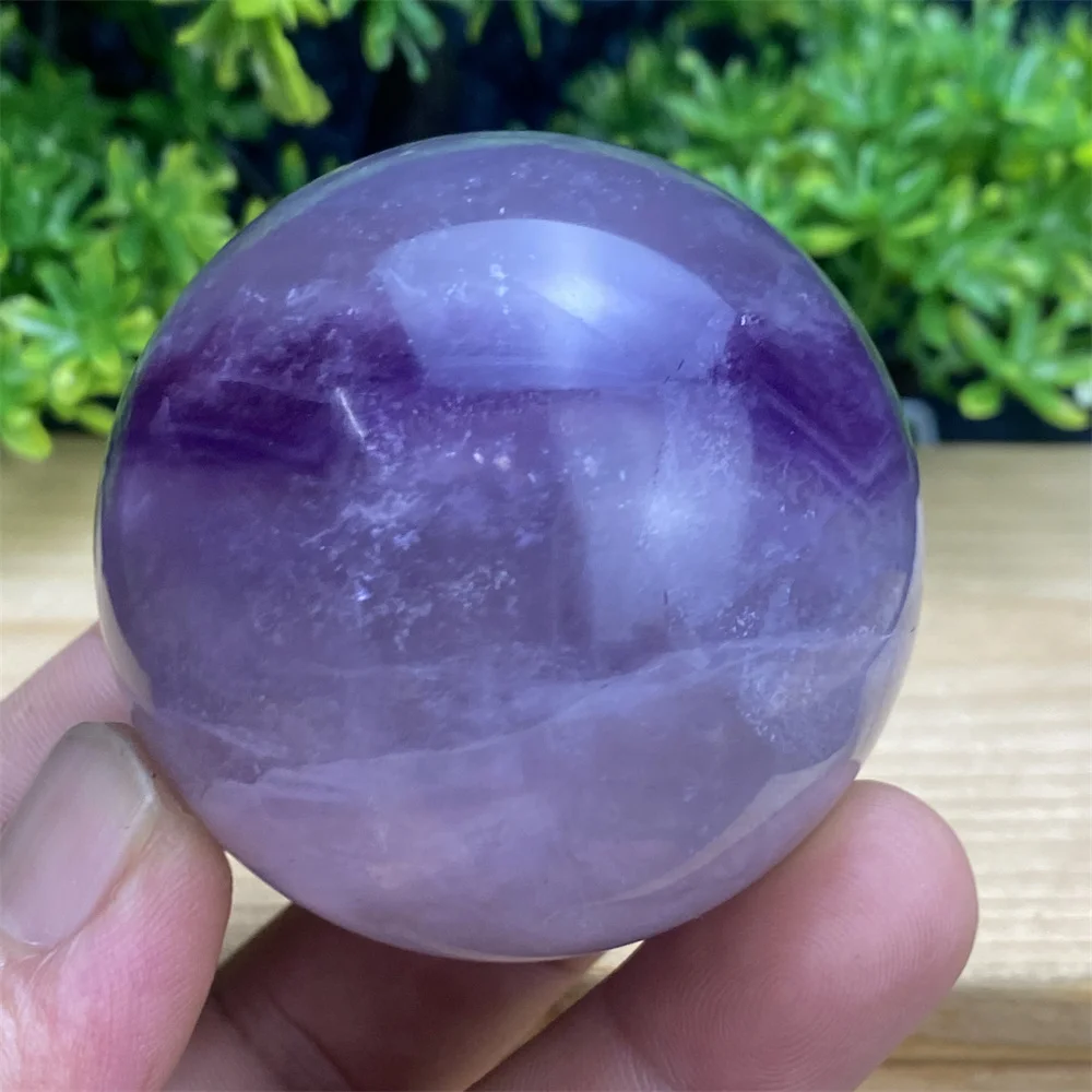 Natural Colorful Fluorite Crystal Energy Ball Reiki Healing Gemstone Sphere Meditation Chakra Witchcraft Home Decor Holiday Gift