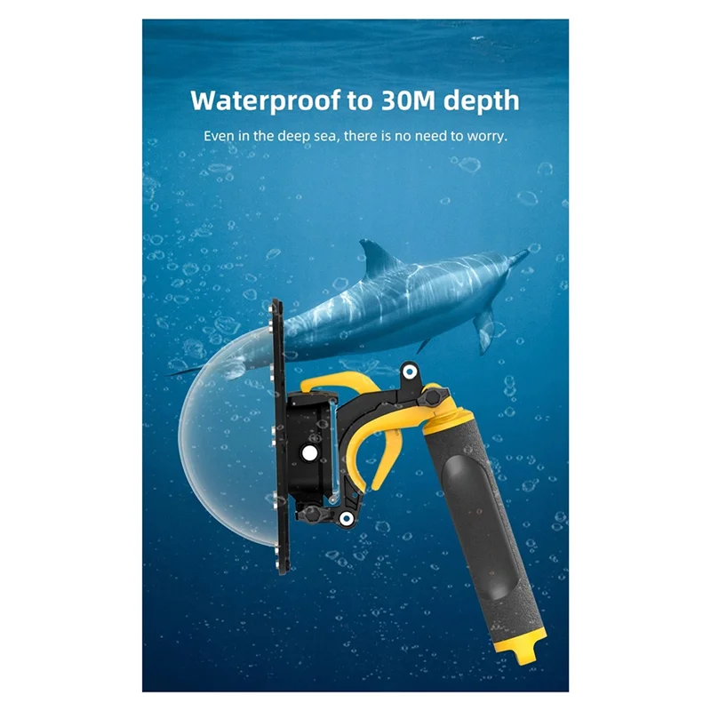 

【Електронные аксессуары】для Gopro Hero 9 10 11 12 13 30 м водонепроницаемый купольный порт 6 дюймов, чехол, аксессуары для купольных линз