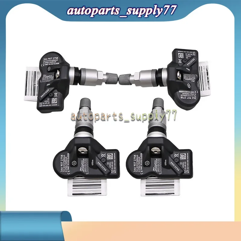 4PCS 433MHz  3AA907275F  VW Tiguan VW CC  CC TPMS Sensor 3AA907275B 3AA907275D 3AA907275