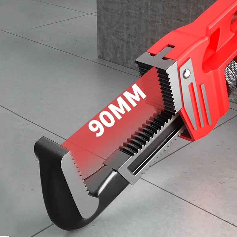 Adjustable Pipe Wrench, Quick-Open Spanner, Durable Plumbing Tool for Pipe Repair and Nut Removal image 3