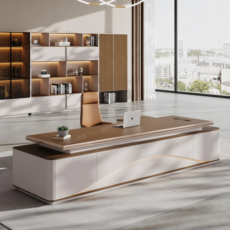 Minimalist desktop office desk Elegant Design Modern Luxury computer desk interior fashion mesa ordenador bedroom furniture