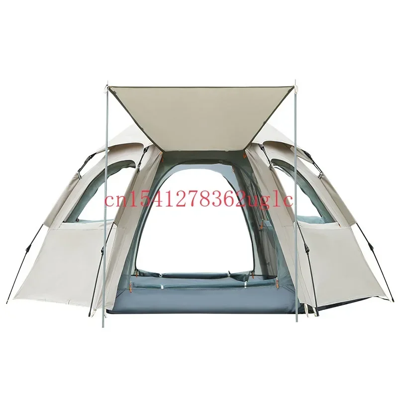 Folding Portable Canopy Double-Layer Thickened Automatic Beach Park Camping Quickly Open