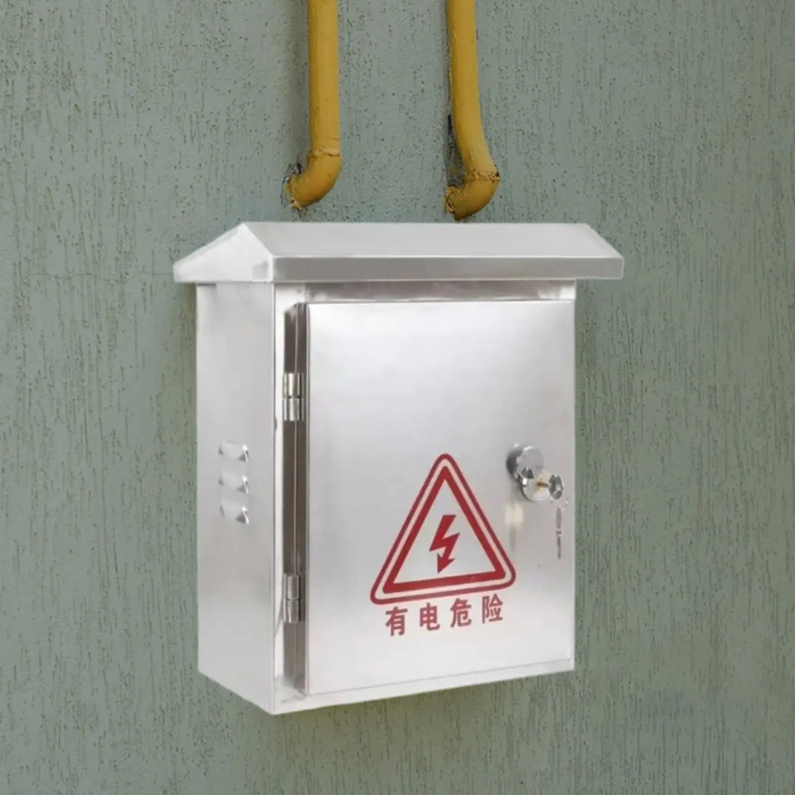 

Circuit Breaker Protection Box with Lock Weatherproof Waterproof Outdoor Electrical Box Distribution Protection Box Junction Box