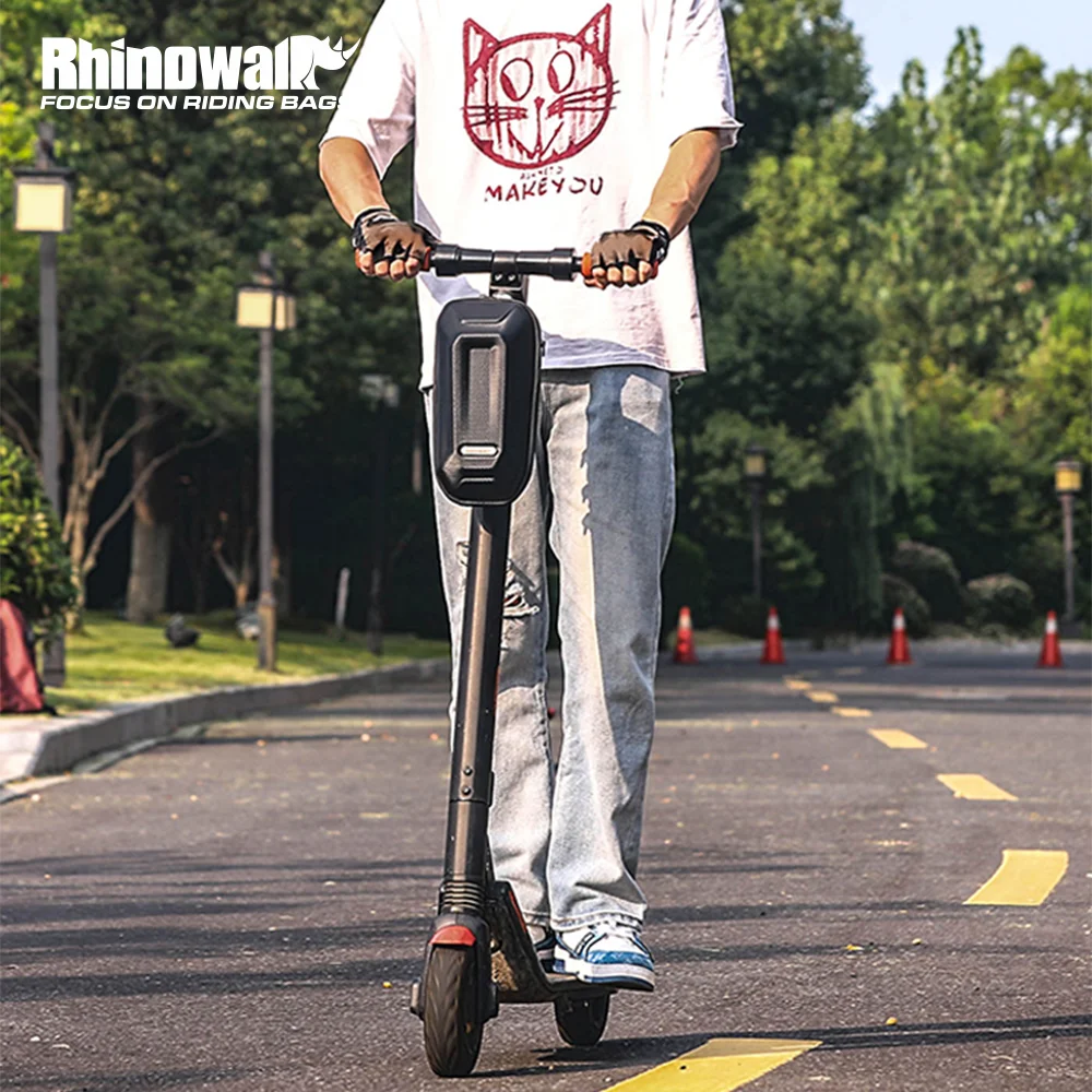 

Сумка для скутера Rhinowalk, 4 л, непромокаемая, жесткая, чехол для скутера, подвесная сумка для хранения на руль электрического скутера