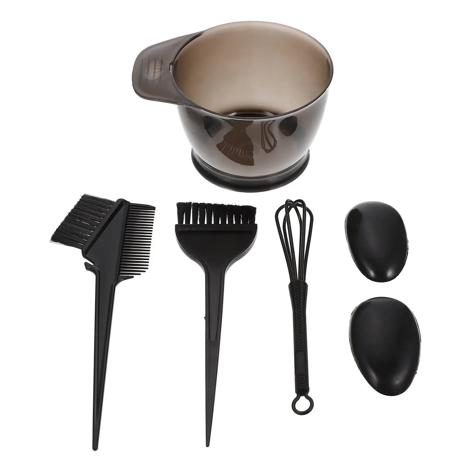 

1Set Hair Coloring Kit Multi Purpose Dyeing Set for Highlights Bleaching Tinting with Protective Earmuff Mixing Bowl Hair