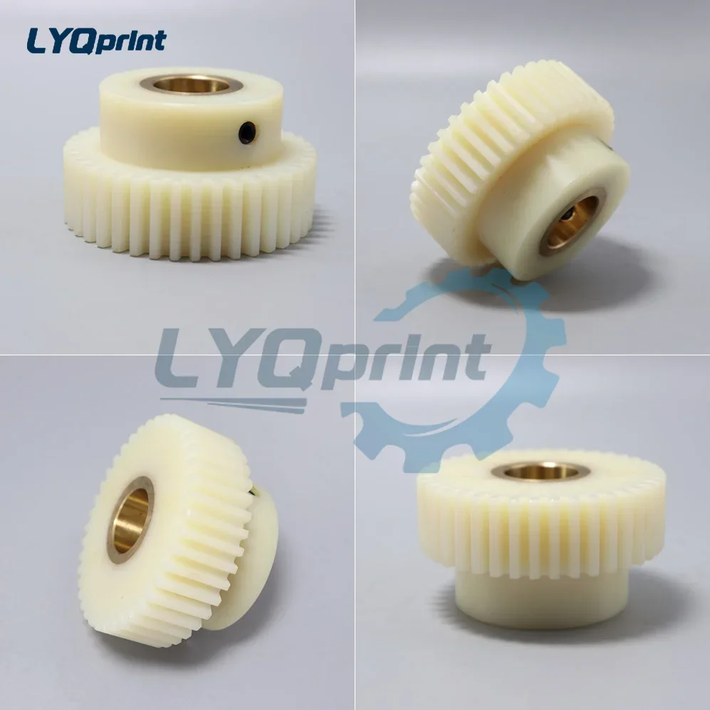 Reliable Best Quality Water Roller Gear 28 29 31 32 34 36 37 38 40 Teeth Nylon Gear With Copper Sleeve Gear Press Accessories Fo