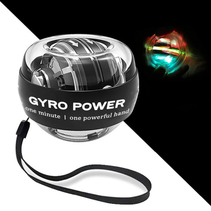 Wrist Power Exercise Antistress Gyroscope Kinetic Self-starting Fidget Spinner Adult Stress Reliever Toys Toy With LED Light