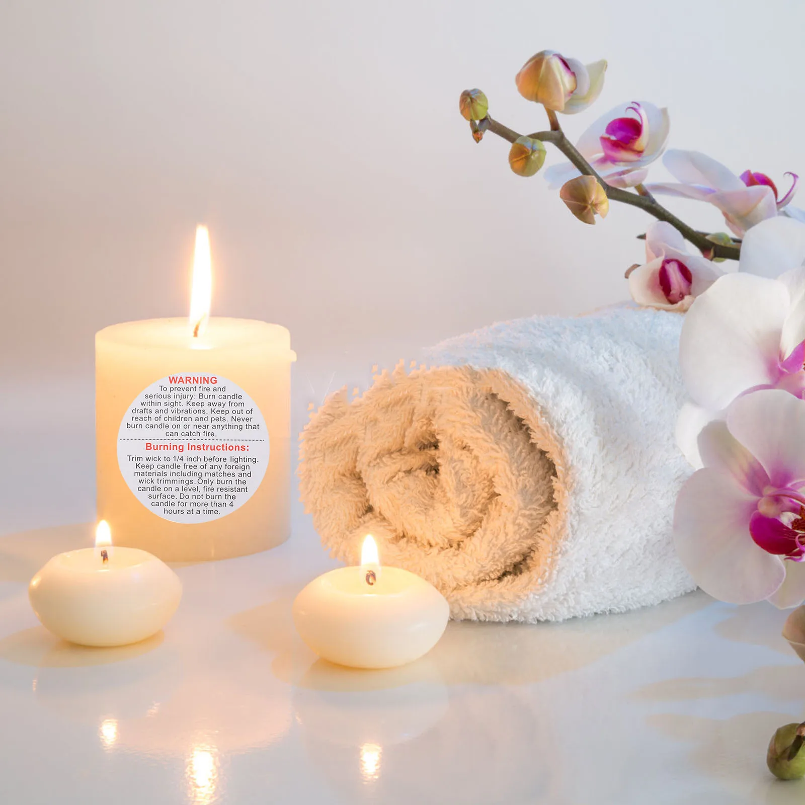 ملصقات تحذيرية مطلية بحاوية شارات أمان مقاومة للماء لصنع علامة مجلد المشاريع ذاتية الصنع