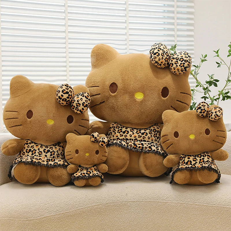 

Плюшевая игрушка Sanrio Hello Kitty в черном платье, 60 см, большая подушка, милый подарок для девочек на день рождения