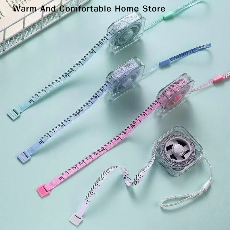 2-Meter Dual Scale Measuring Tape, Metric & Imperial with Auto-Retract,High Precision & Durable for Body Sewing Use Tailor Ruler