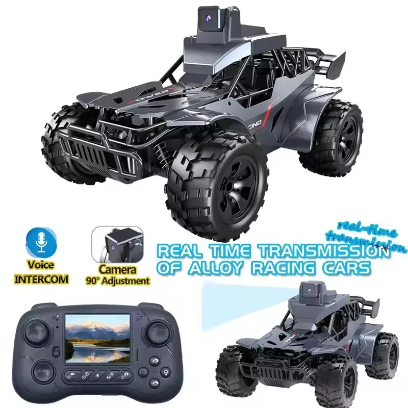 سيارة RC جديدة مع كاميرا للأطفال، ألعاب سيارات التحكم عن بعد 1:16 مع جهاز التحكم عن بعد Lcd Fpv 2.4 جيجا هرتز، نقل الصور في الوقت الحقيقي