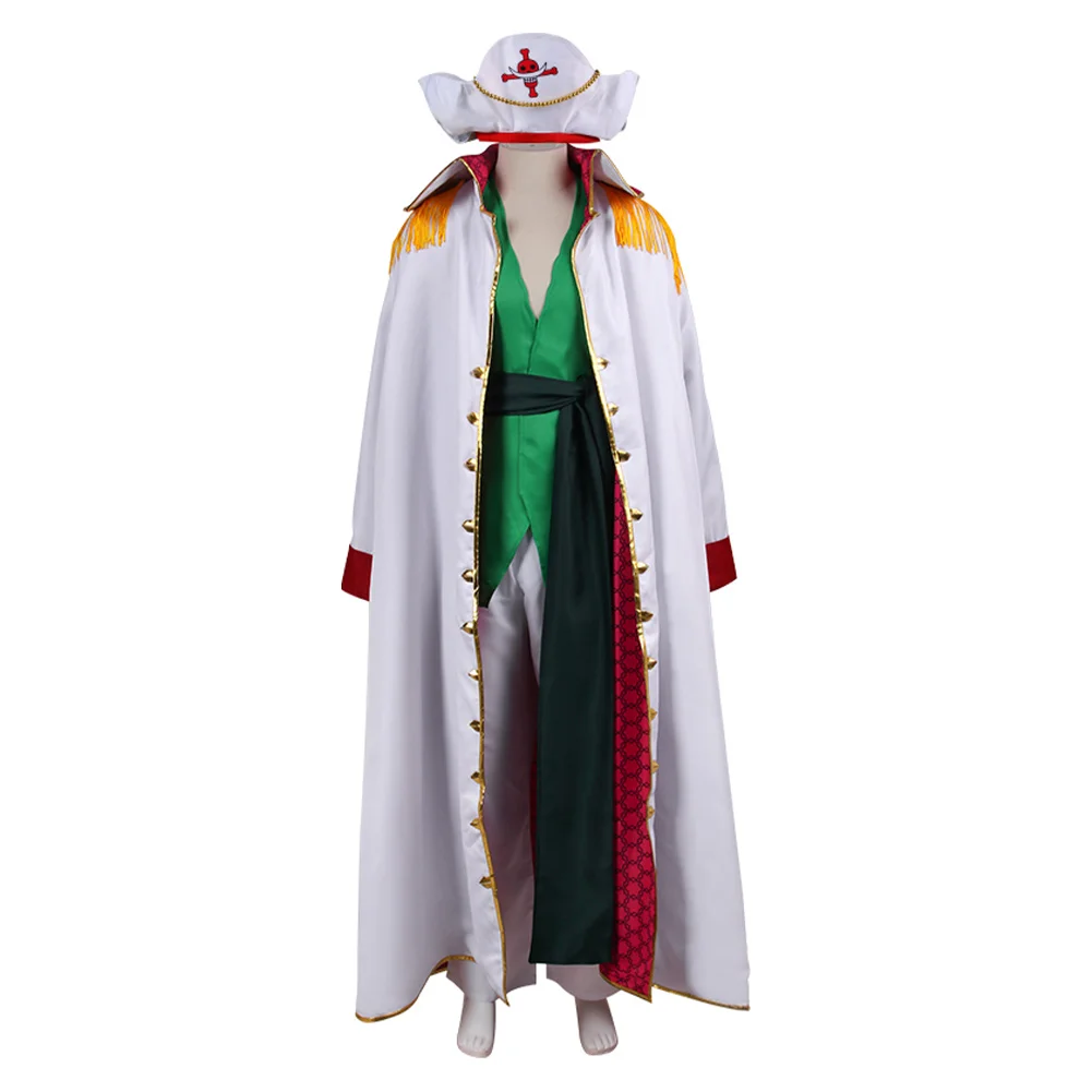 White Beard Edward Newgate Cosplay Men Costume Anime One Piece Fantasia Man Halloween Party Clothes For Male Disguise Role Play