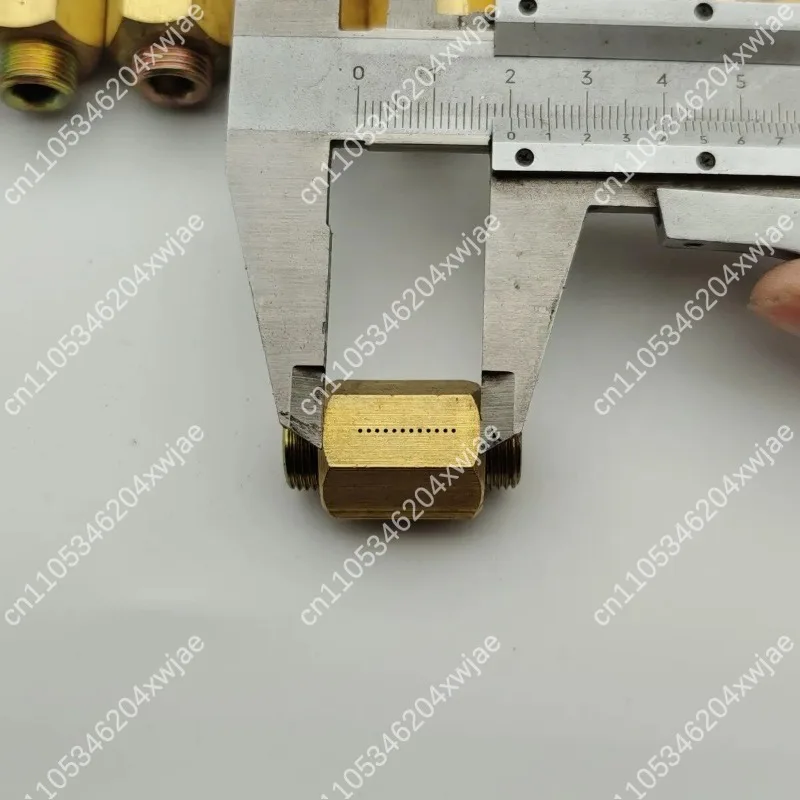 Single Row Glass Lampworking Torch Tip Burner Head Brass Fire Nozzle