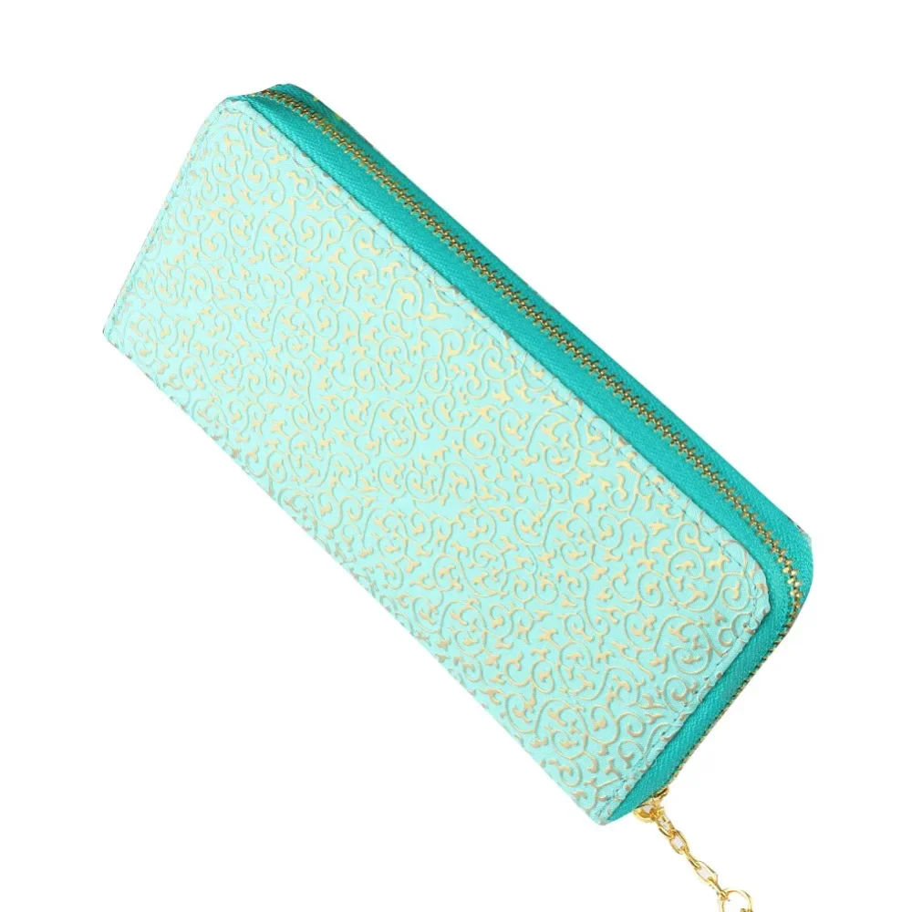 Wallet Women  Fashion Women Europe Style Elegant Clutch Purse Pattern Zipper Wallet Handbag High Quality Gift 6 Colors 47