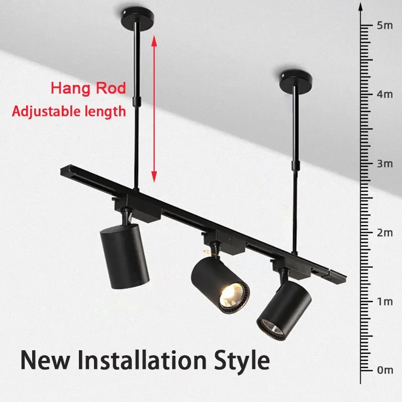 Led Track Light L-shaped Joint Box Track Light 2-wire Light Set 0.5m-1m Fast Delivery